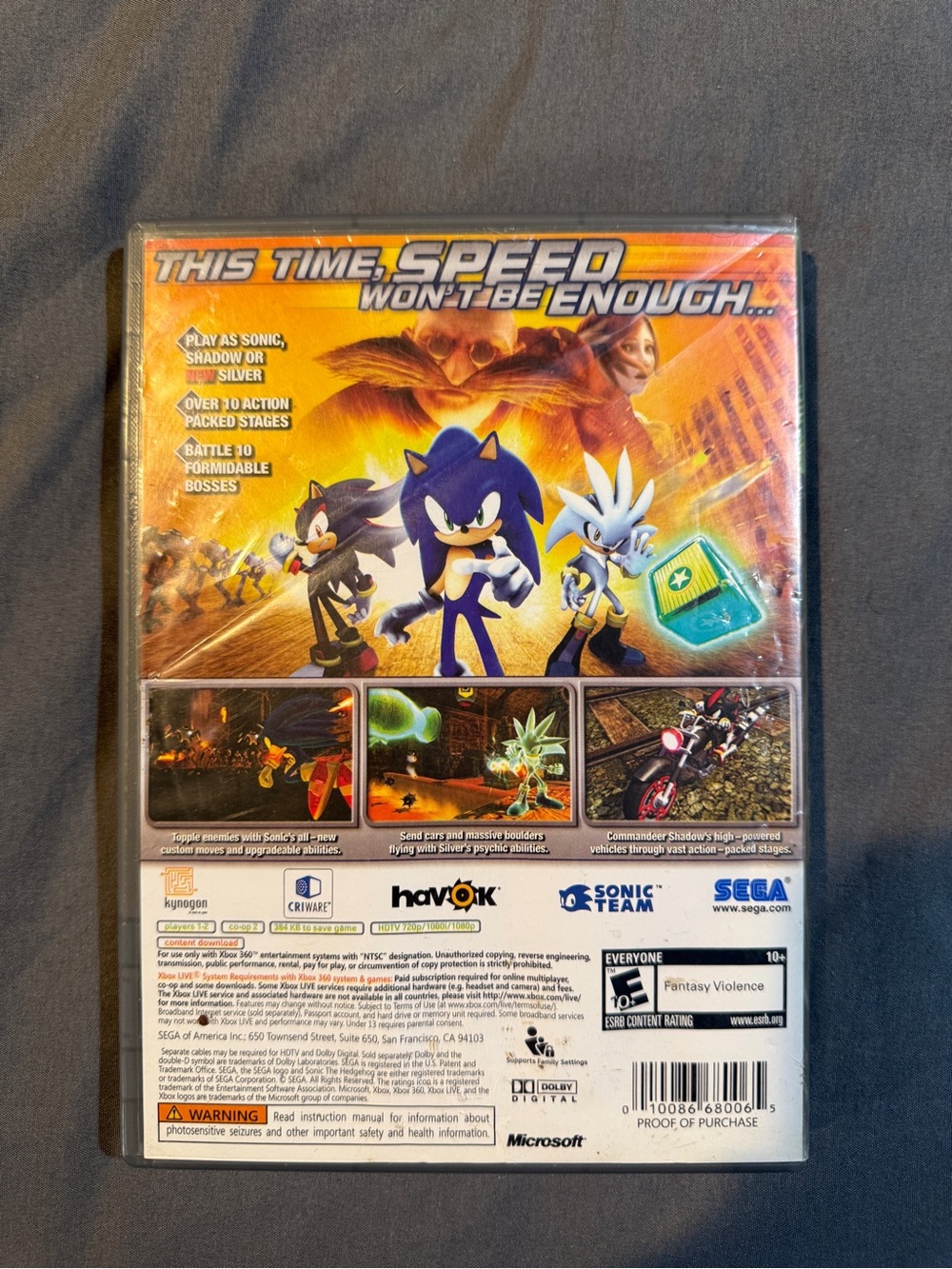 Sonic the Hedgehog (Xbox 360) - Sega - Blue - Picture 2 of 4